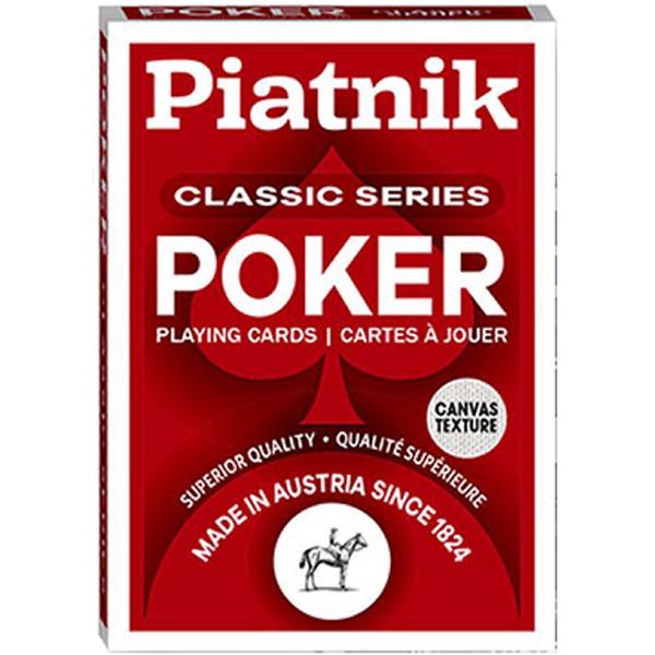 Carti de joc piatnik - poker classic series red