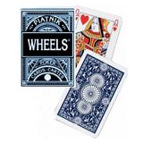Carti de joc piatnik - Wheels poker blue 