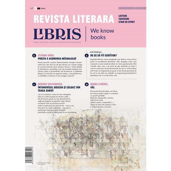 Revista literara Libris Nr.21 (3) Noiembrie 2022, Editura Creator