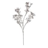 Floare artificiala cu sclipici argintiu Nertera 68 cm