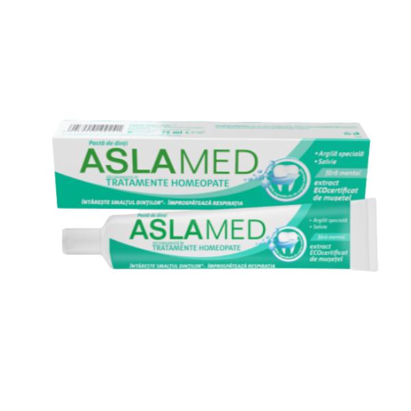 Pasta de dinti Tratamente Homeopate Aslamed, 75ml
