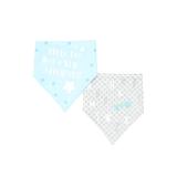 Barbita triunghi-esarfa - 2 bucati 879-04 Babyono purple + 0 luni