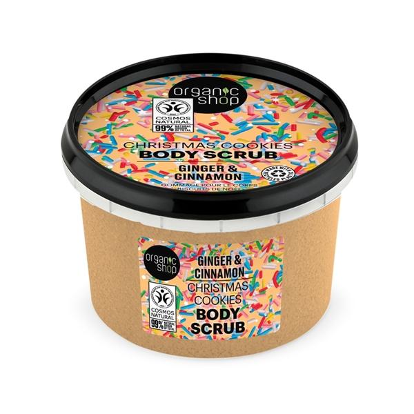 Scrub de corp delicios christmas cookies organic shop, 250ml