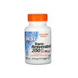 Supliment alimentar Trans-Resveratrol 200 with Resvinol 200mg - Doctor's Best, 60capsule