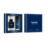 Set cadou parfum, Change Blue, Barbati, Apa de parfum 50ml+Deodorant corp 75ml, MB Perfumes