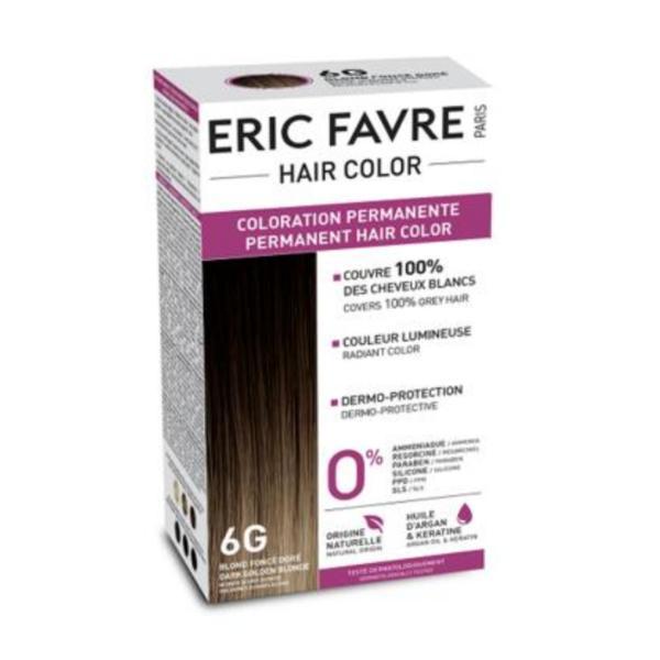Vopsea de par Eric Favre Hair Color 6G Blond închis auriu,140ml