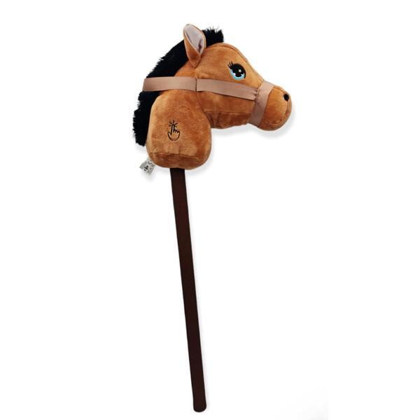Calut de calarit, cu bat si sunet - maro, 71 cm, 7toys