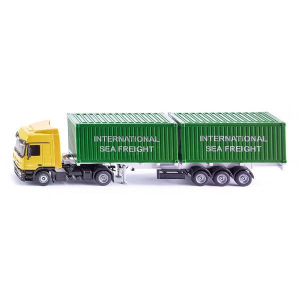 Jucarie - Camion + Container marfa - International Sea Freight, SIKU 3921