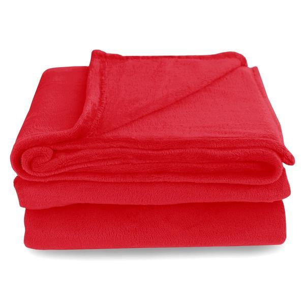 Patura Coccolino moale si pufoasa pentru 2 persoane, 200X230 cm, Rosu