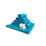 Set 10 prosoape pentru bucatarie, 30x30 cm, 100% bumbac, Turquoise