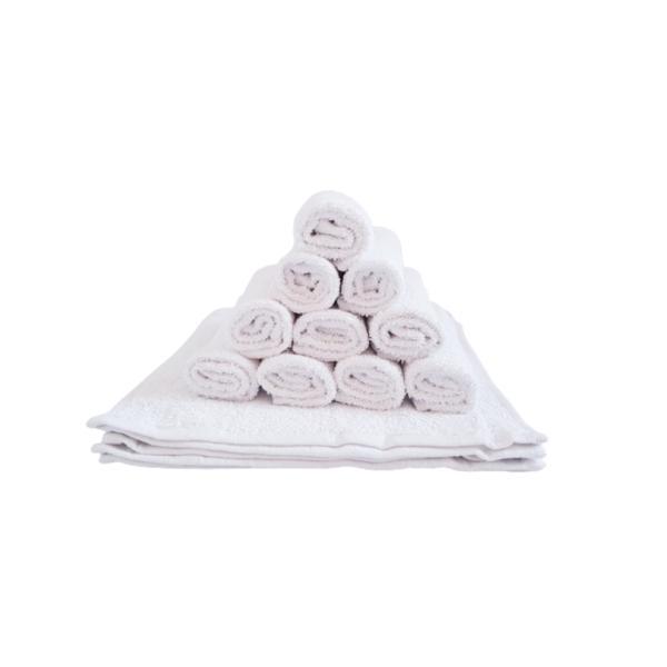 Set 5 prosoape pentru bucatarie, 30x30 cm, 100% bumbac, Alb