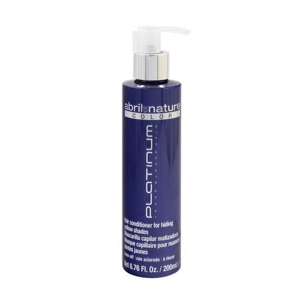 Masca anti yellow pentru nuante reci de blond si par grizonat Platinum Abril et Nature, 200 ml