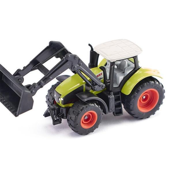 Jucarie - Tractor Claas Axion cu incarcator frontal, SIKU 1329