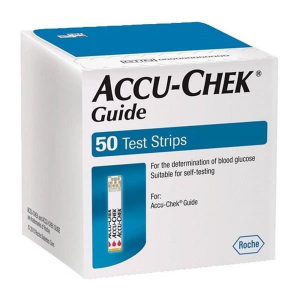 Set 50 Teste Glicemie Accu Chek Guide