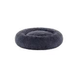 Pat lavabil rotund pentru caini , rotund, antialunecare, diametru 80 cm, gri inchis