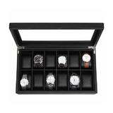 cutie-pentru-12-ceasuri-capac-sticla-piele-ecologica-texturata-negru-3.jpg