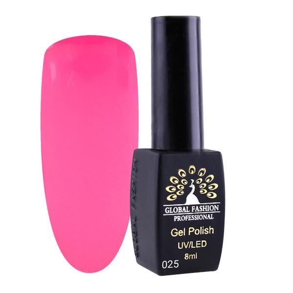 Oja semipermanenta, Global Fashion, London, 8 ml, Roz 25 esteto.ro