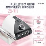 Freza electrica Global Fashion ZS-711, 35000 RPM, 65W, Alb