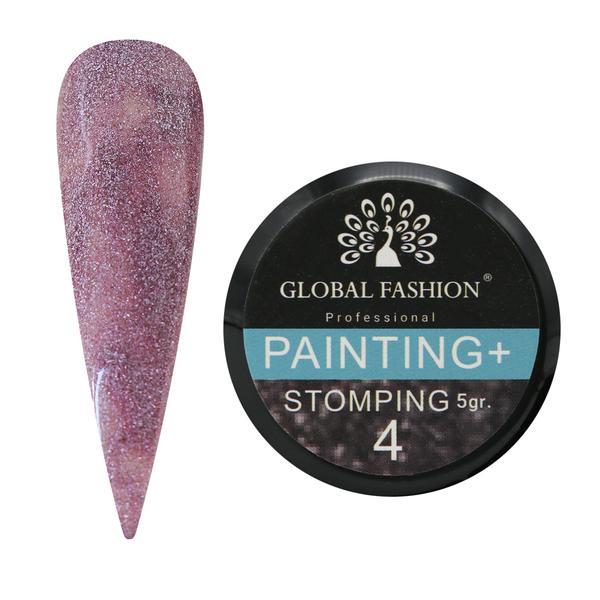 Gel Color, Global Fashion, Painting Stamping, 5 gr, Violet lucios 04 Color