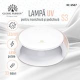 Lampa pentru unghii LED/UV 48W Global Fashion S3
