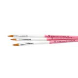 Set 3 pensule pentru acril, Global Fashion