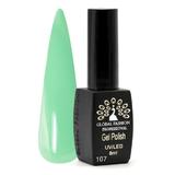 Oja semipermanenta Black Elite, Global Fashion 8 ml, Verde 107