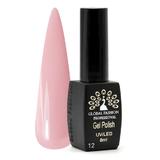 Oja semipermanenta Black Elite, Global Fashion 8 ml, Roz 012