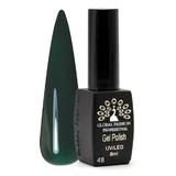 Oja semipermanenta Black Elite, Global Fashion 8 ml, Verde 048