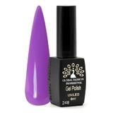 Oja semipermanenta Black Elite, Global Fashion 8 ml, Violet 248