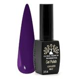 Oja semipermanenta Black Elite, Global Fashion 8 ml, Violet 354