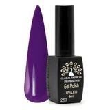 Oja semipermanenta Black Elite, Global Fashion, 8 ml, Violet 253