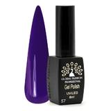 Oja semipermanenta Black Elite, Global Fashion, 8 ml, Albastru 057