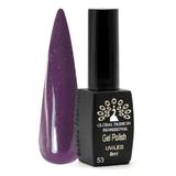 Oja semipermanenta Black Elite, Global Fashion, 8 ml, Violet 053