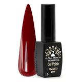 Oja semipermanenta Black Elite, Global Fashionm 8 ml, Rosu bordo 019