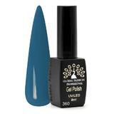 Oja semipermanenta Black Elite, Global Fashion, 8 ml, Albastru 360