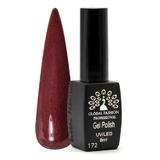 Oja semipermanenta Black Elite, Global Fashion 8 ml, Rosu bordo 172