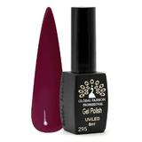 Oja semipermanenta Black Elite, Global Fashion 8 ml, Rosu bordo 295