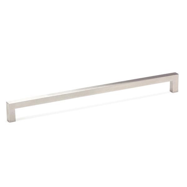 Maner pentru mobila Ferri, finisaj otel inoxidabil lustruit, L:332 mm