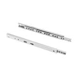 Glisiera cu bile si extensie partiala, H17 mm, L342 mm, set pentru 1 sertar