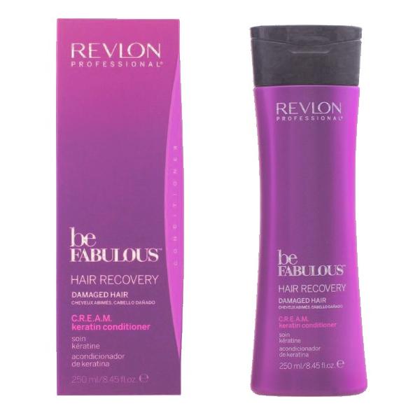 Balsam cu Keratina pentru Par Deteriorat - Revlon Professional Be Fabulous Hair Recovery C.R.E.A.M. Keratin Conditioner, 250ml