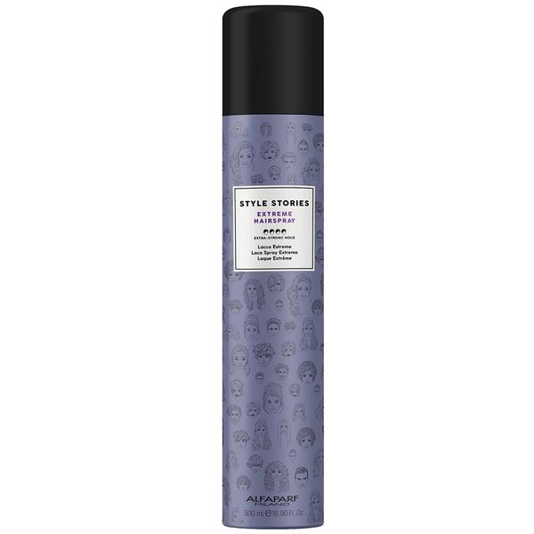 Spray Fixativ cu Fixare Extra Puternica - Alfaparf Milano Style Stories Extreme Hairspray, 500ml