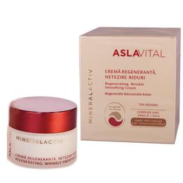Crema Regeneranta Netezire Riduri - Aslavital Mineralactiv Regenerating Wrinkle Smoothing Cream, 50ml