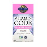 Vitamin Code 50 and Wiser Women's Multi Capsules 240 Capsule - Garden Of Life