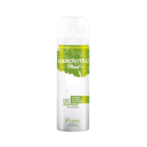 Deodorant Antiperspirant Gerovital Plant - Pure, 150ml
