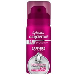 Deodorant Antiperspirant cu Acid Hialuronic Gerovital H3 Evolution - Sapphire Woman, 40ml