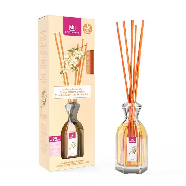 Odorizant 0% alcool Cristalinas, Floare de portocal şi mandarină – armonie, 90 ml Cristalinas Cristalinas