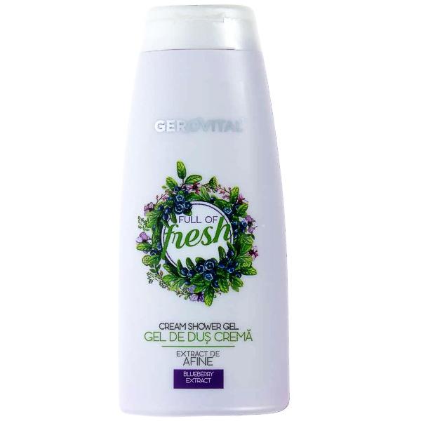Gel de Dus Crema – Gerovital Cream Shower Gel – Full of Fresh, 400ml esteto.ro