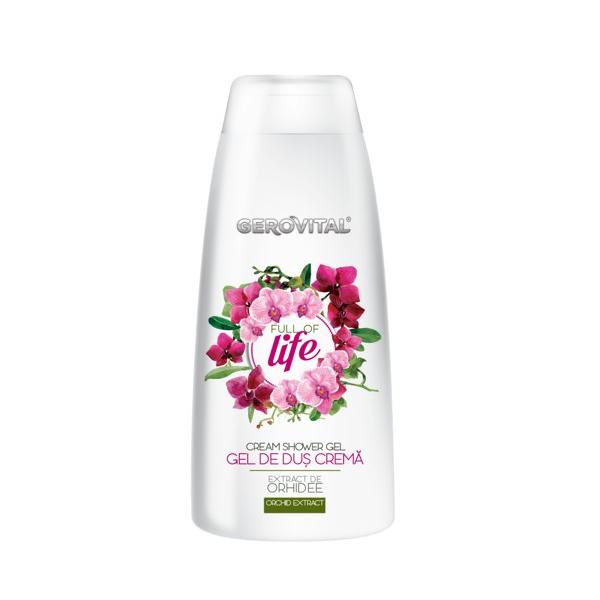 Gel de Dus Crema - Gerovital Cream Shower Gel - Full of Life, 250ml poza