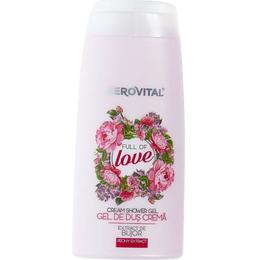 Gel de dus crema - gerovital cream shower gel - full of love, 250ml