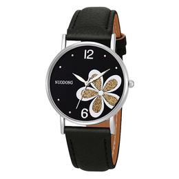 Ceas de dama elegant nuodong, curea piele, cadran cu cristale